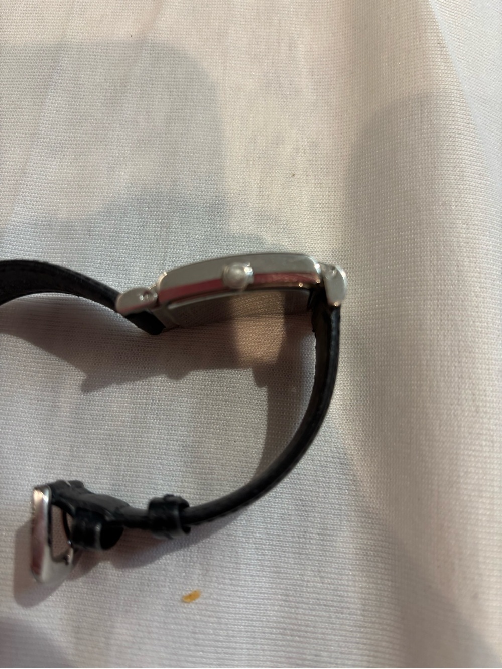 Coach Rectangle Stainless Steel Watch with Black Leather Strap - Picture 3 of 13
